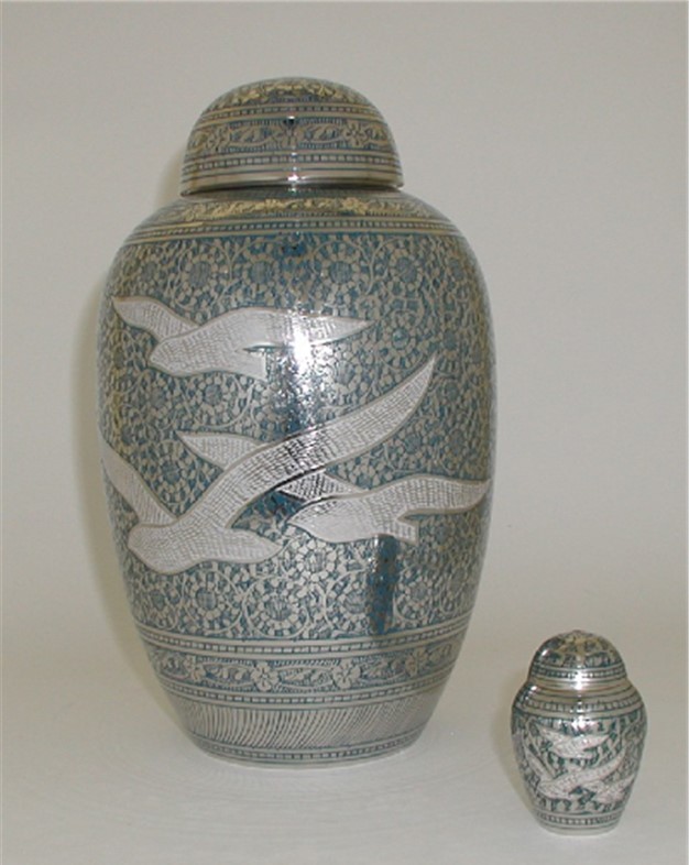 Brass Urn, Birds In Flight